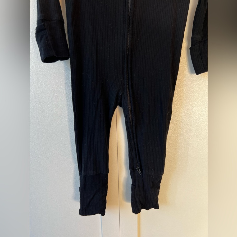 Brixton Phoenix Baby Black Ribbed Bamboo‎ Zipper Romper Size 6-12 Months - Picture 14 of 14
